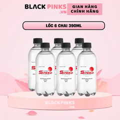 Lốc 6 chai nước uống bổ sung ion Fujiwa Speed 390ml