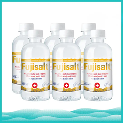 Lốc 6 chai nước muối súc miệng I-on Fujisalt 300ml