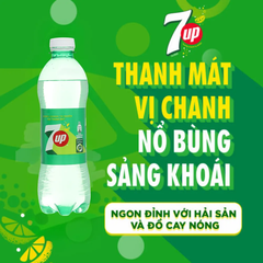Lốc 6 chai nước ngọt 7Up 390ml