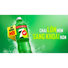 Lốc 6 chai nước ngọt 7Up 600ml