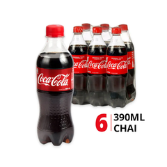 Lốc 6 chai nước ngọt Coca Cola 390ml