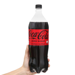Thùng 12 chai nước ngọt Coca Cola zero sugar 1.5L