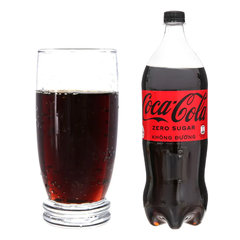 Thùng 12 chai nước ngọt Coca Cola zero sugar 1.5L