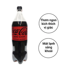 Lốc 6 chai nước ngọt Coca Cola zero sugar 1.5L