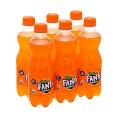Lốc 6 chai nước ngọt Fanta cam 390ml