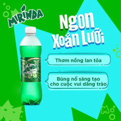 Lốc 6 chai nước ngọt Mirinda soda kem 390ml