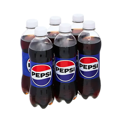 Lốc 6 chai nước ngọt Pepsi Cola 390ml