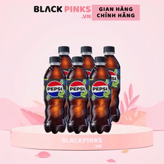Lốc 6 chai nước ngọt Pepsi không calo vị chanh 390ml
