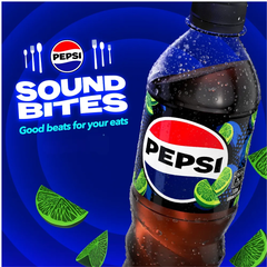 Lốc 6 chai nước ngọt Pepsi không calo vị chanh 390ml