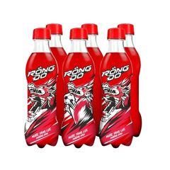 Lốc 6 chai nước tăng lực Rồng Đỏ hương dâu 330ml