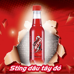 Lốc 6 chai nước tăng lực Sting hương dâu 330ml