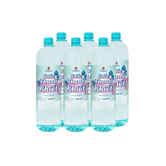 Lốc 6 chai nước thanh khiết pha sữa và uống thuốc Fujiwa 1.25L