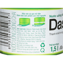 Lốc 6 chai nước tinh khiết Dasani 1.5L