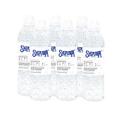 Lốc 6 chai nước uống tinh khiết Sapuwa 500ml