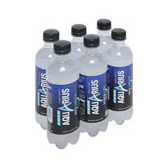 Lốc 6 chai nước uống vận động không calo Aquarius Zero 390ml