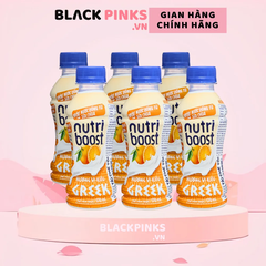 Lốc 6 chai sữa chua uống Nutriboost Hy Lạp cam 170ml