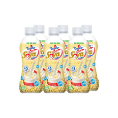 Lốc 6 chai sữa đậu nành canxi Soya Number1 268ml