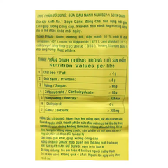 Lốc 6 chai sữa đậu nành canxi Soya Number1 268ml