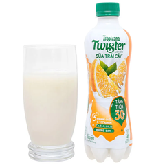 Lốc 6 chai sữa trái cây Juicy Milk vị cam 320ml
