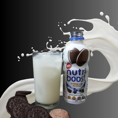 Lốc 6 chai sữa trái cây Nutriboost bánh quy kem 297ml