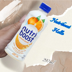 Lốc 6 chai sữa trái cây Nutriboost cam mật ong 297ml