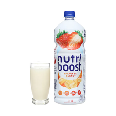 Lốc 6 chai sữa trái cây NutriBoost dâu và yến mạch 1L