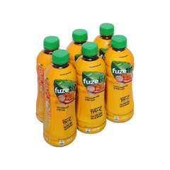 Lốc 6 chai trà chanh dây và hạt chia Fuzetea+ 350ml