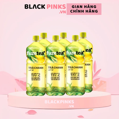 Lốc 6 chai trà chanh sả Fuzetea+ 1L