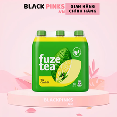 Lốc 6 chai trà chanh sả Fuzetea+ 450ml