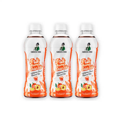 Lốc 6 chai Trà Greentime hương đào sả 350ml