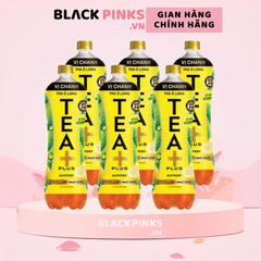 Lốc 6 chai trà ô long TEA+ Plus vị chanh 1L