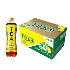 Lốc 6 chai trà ô long TEA+ Plus vị chanh 450ml