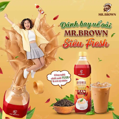 Lốc 6 chai trà sữa Mr.Brown Fresh Brew 580ml