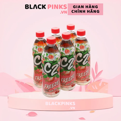 Lốc 6 chai trà xanh C2 C2 Freeze hương dâu anh đào 455ml