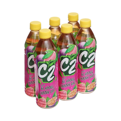 Lốc 6 chai trà xanh C2 hương ổi hồng chanh dây 455ml
