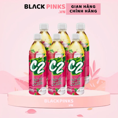 Lốc 6 chai trà xanh C2 hương vải 455ml