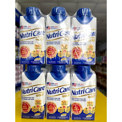 Lốc 6 hộp sữa nước Nutricare Gold 200ml