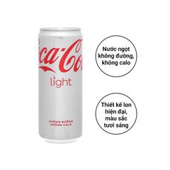 Lốc 6 lon nước ngọt Coca Cola Light 320ml