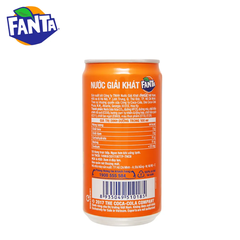 Lốc 6 lon nước ngọt Fanta cam 235ml