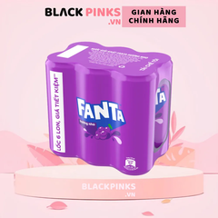 Lốc 6 lon nước ngọt Fanta nho 320ml
