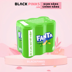 Lốc 6 lon nước ngọt Fanta soda kem 320ml