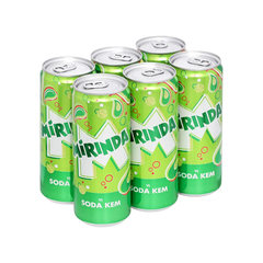 Lốc 6 lon nước ngọt Mirinda soda kem 320ml