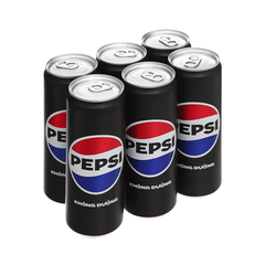 Lốc 6 lon nước ngọt Pepsi không calo 320ml