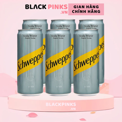 Lốc 6 lon nước soda Schweppes không đường 320ml