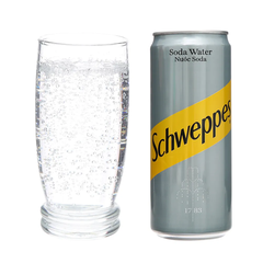 Lốc 6 lon nước soda Schweppes không đường 320ml