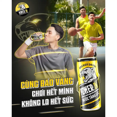 Lốc 6 lon nước tăng lực Power In 320ml