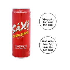 Lốc 6 lon sá xị Chương Dương 320ml
