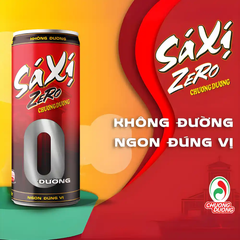 Lốc 6 lon sá xị zero Chương Dương 320ml
