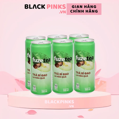 Lốc 6 lon trà bí đao la hán quả Fuzetea+ 320ml