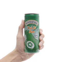 Lốc 6 lon trà bí đao Wonderfarm 240 ml